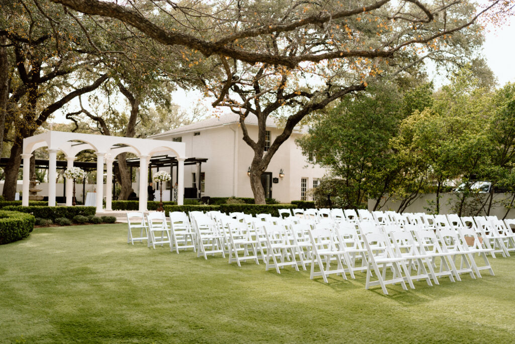 San Antonio Wedding Venue - Ceremony Chairs