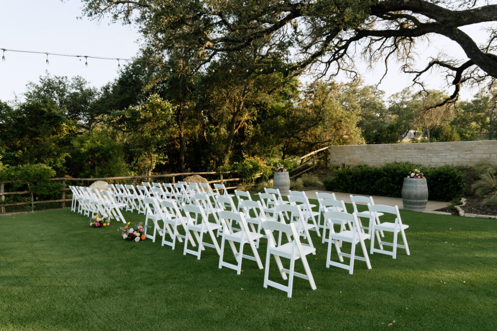 Texas Winery Resort & Spa, Wedding Venue, Ceremony Setup