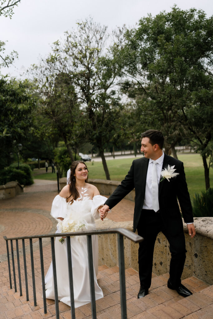 Museum Microwedding at the Mcnay Art Museum.  Bride & Groom Portraits