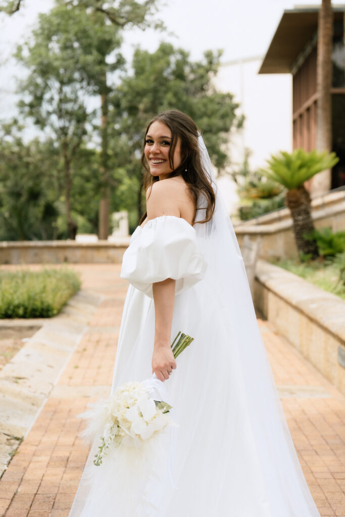 Museum Microwedding at the Mcnay Art Museum.  Bridal Photos