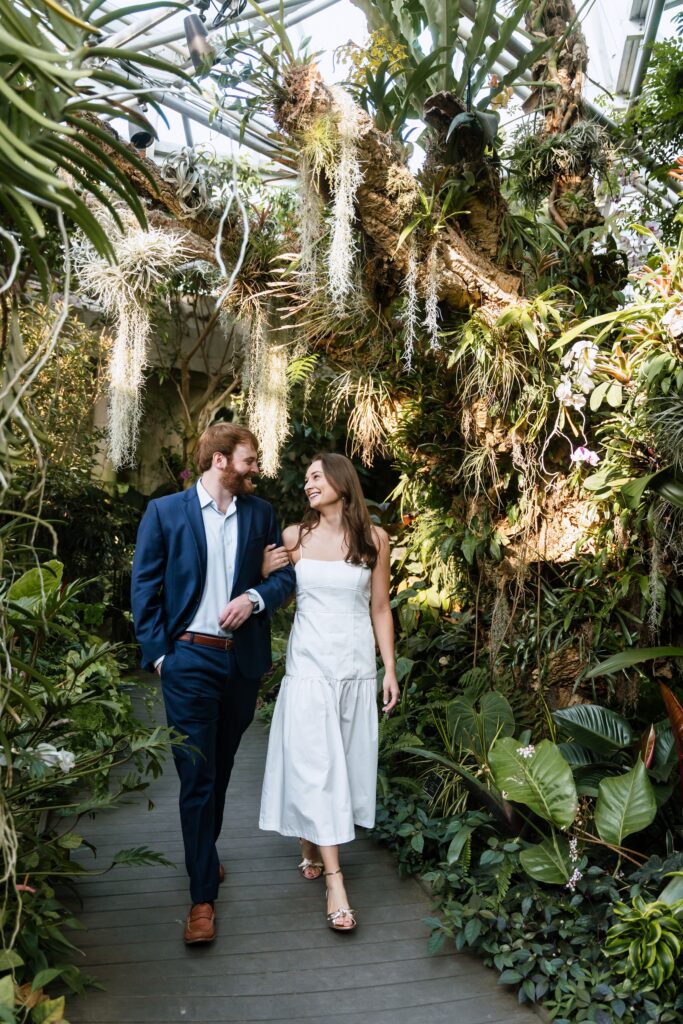 San Antonio Botanical Gardens Engagement Photos