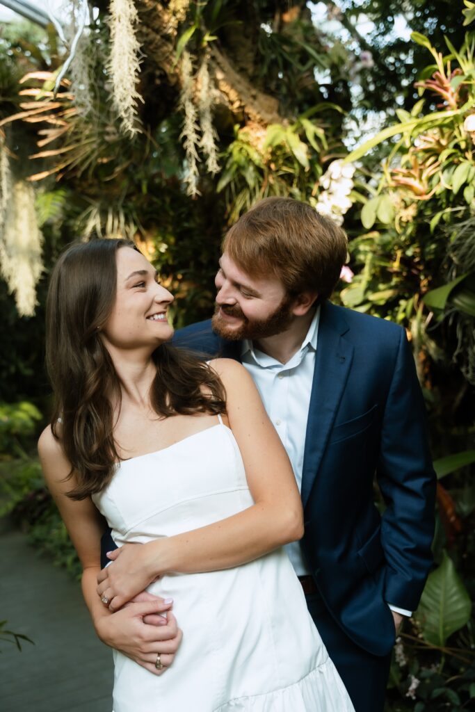 San Antonio Botanical Gardens Engagement Photos