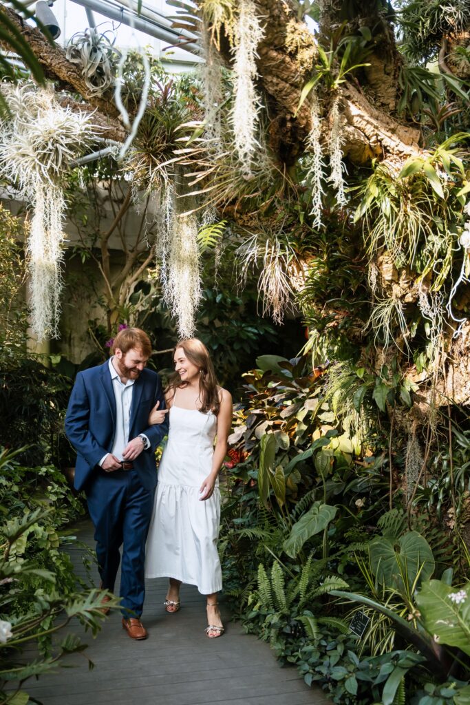 San Antonio Botanical Gardens Engagement Photos