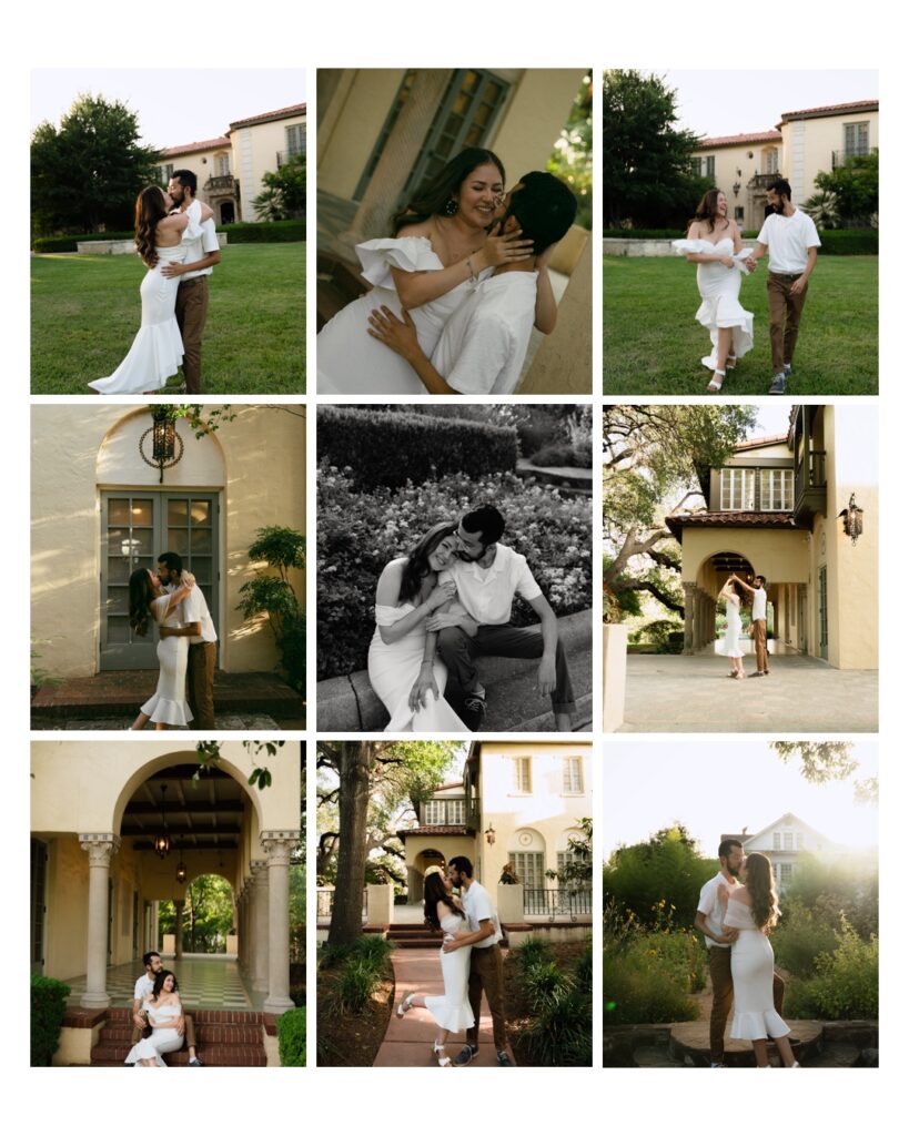 San Antonio Wedding Photographer. Engagement Pictures in San Antonio. Landa Library