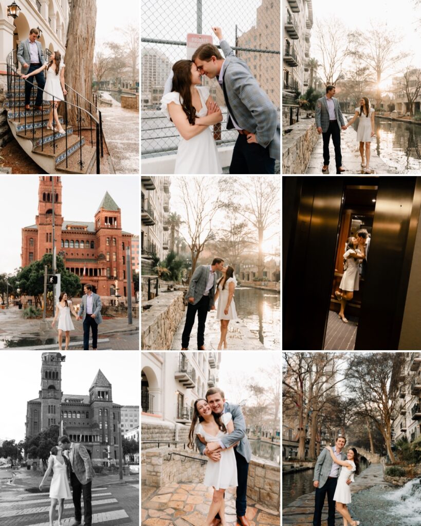 San Antonio River Walk. Top 10 Places to Take Engagement Pictures in San Antonio. 