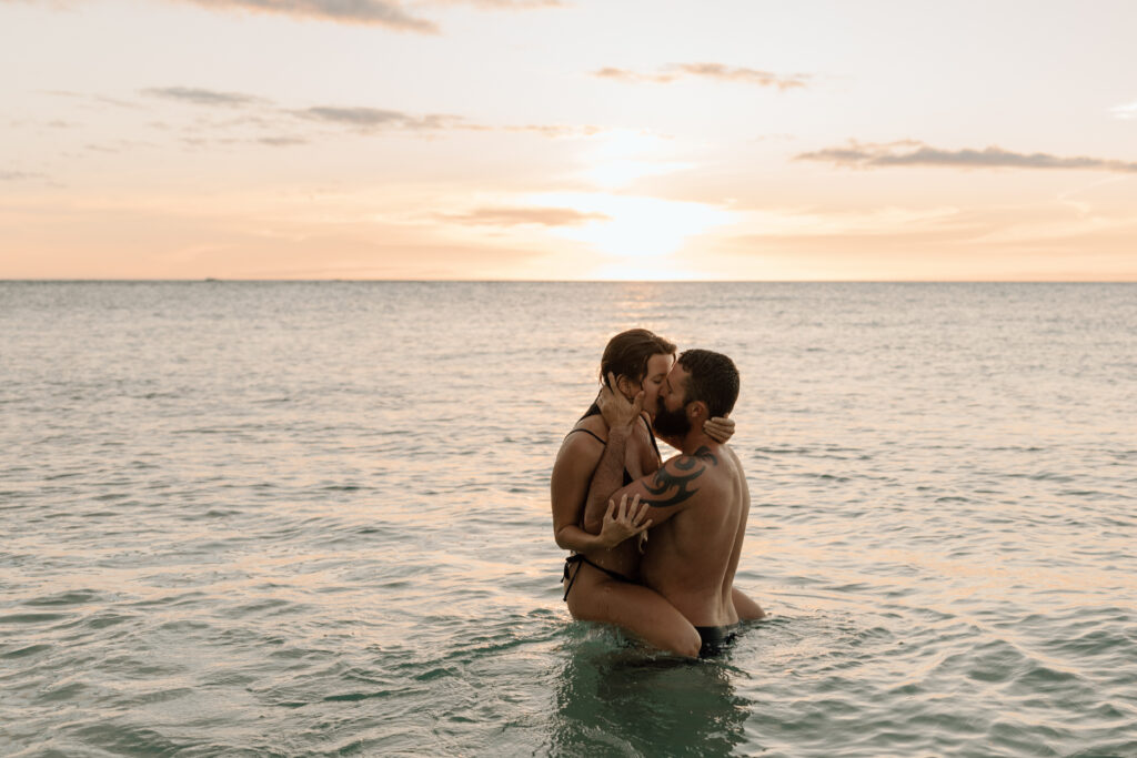 Couple's Beach Session - Golden Hour