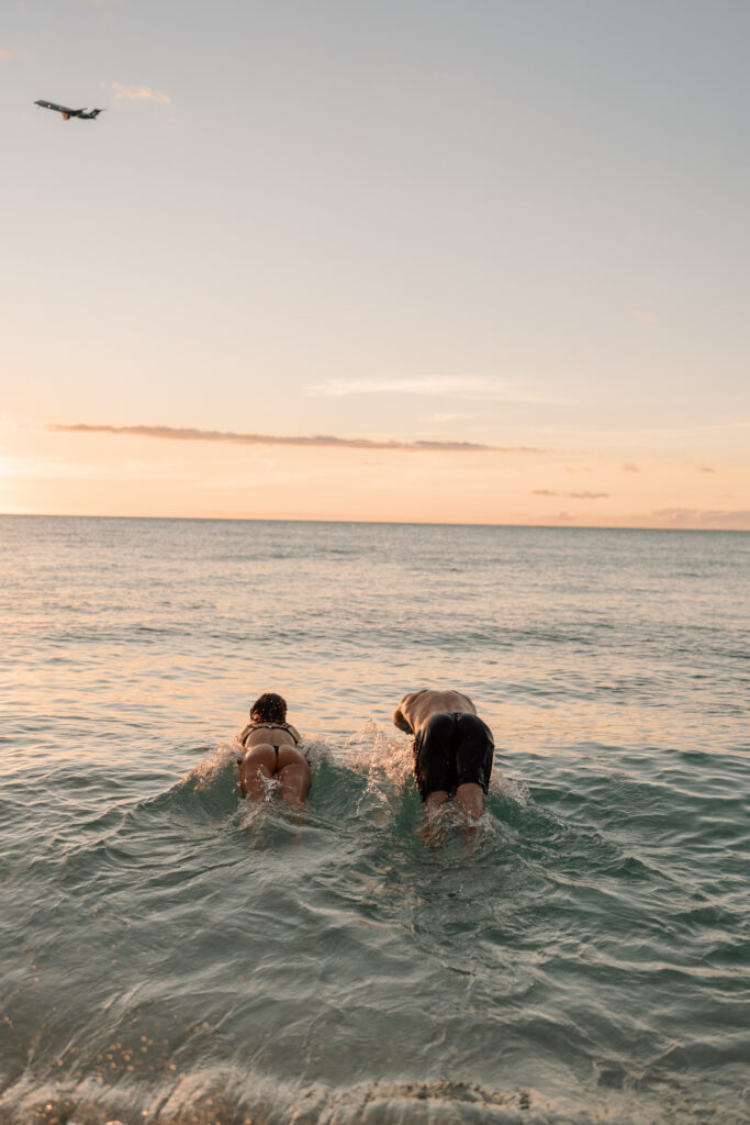 Couple's Beach Session - Golden Hour