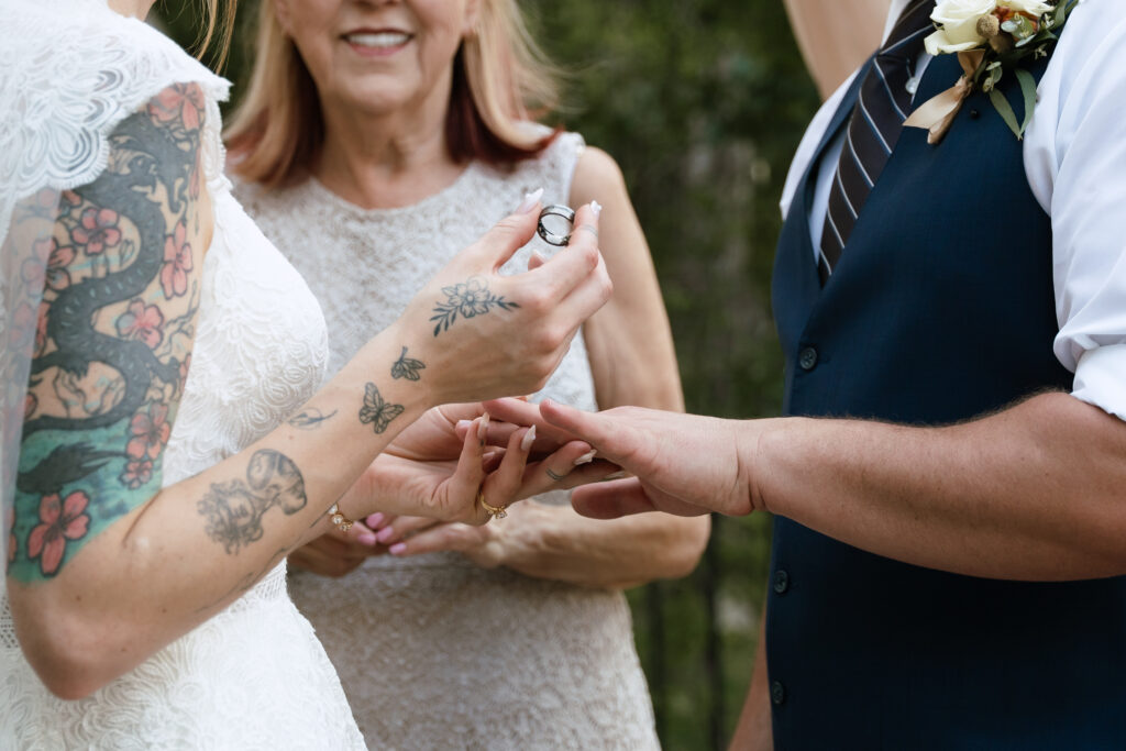 austin elopement the ring exchange