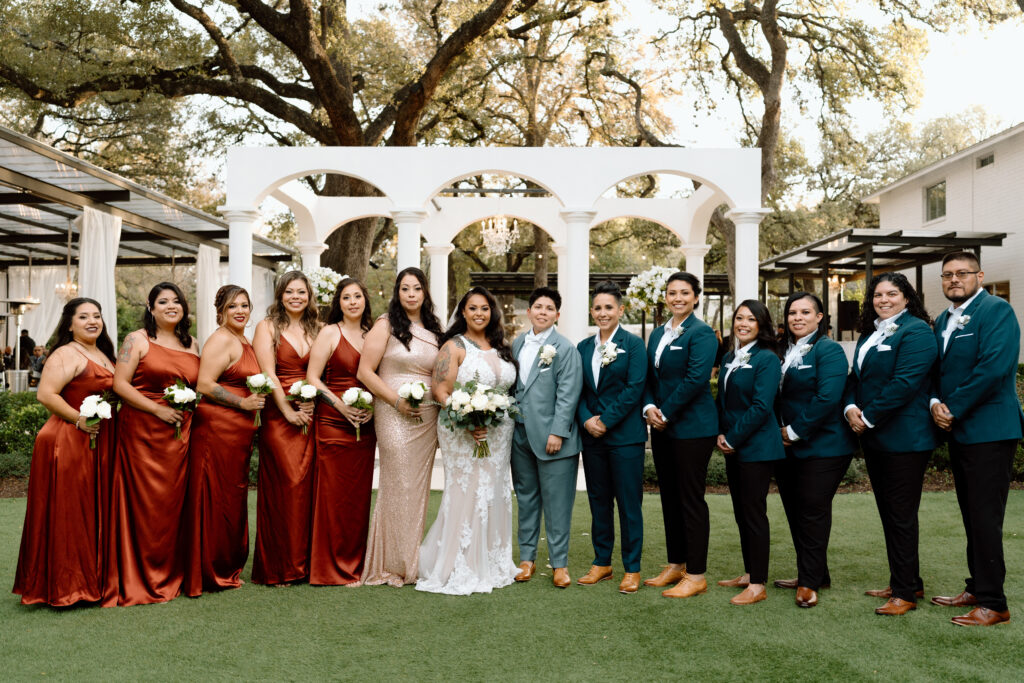 Outdoor Weddings - Bridal Party