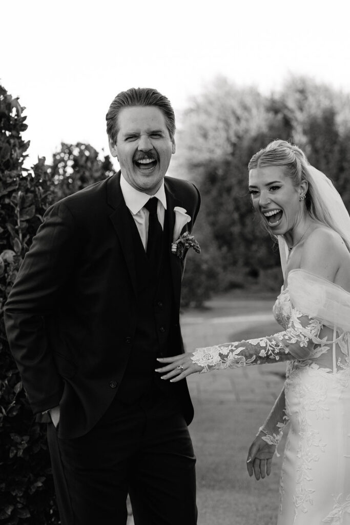 Candid wedding photography