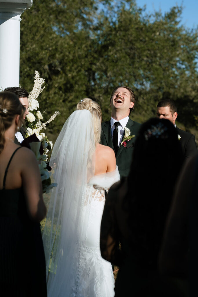 Outdoor wedding photography Texas