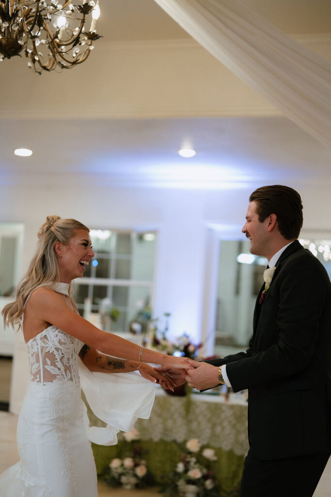 Candid wedding photography