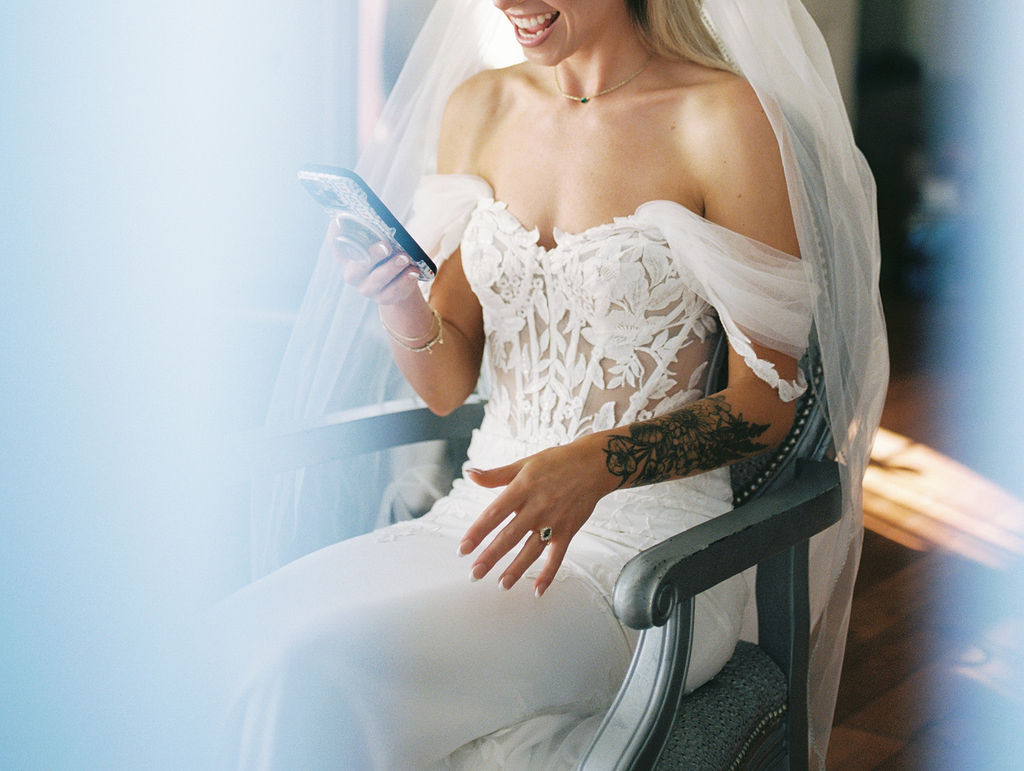 Candid wedding photography