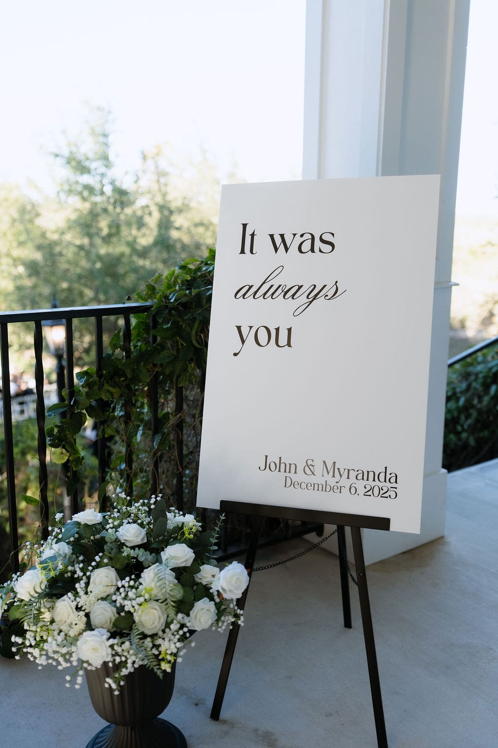 Outdoor wedding ceremony setup at Kendall Point Wedding Venue in Boerne Texas