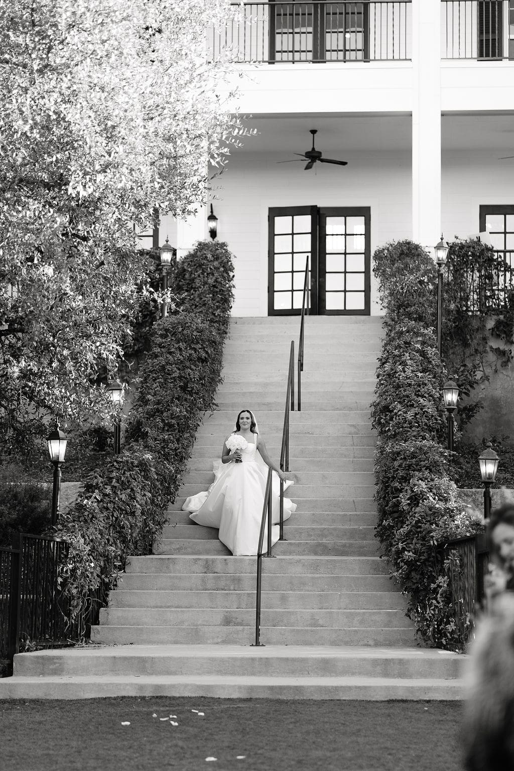 Outdoor wedding ceremony setup at Kendall Point Wedding Venue in Boerne Texas