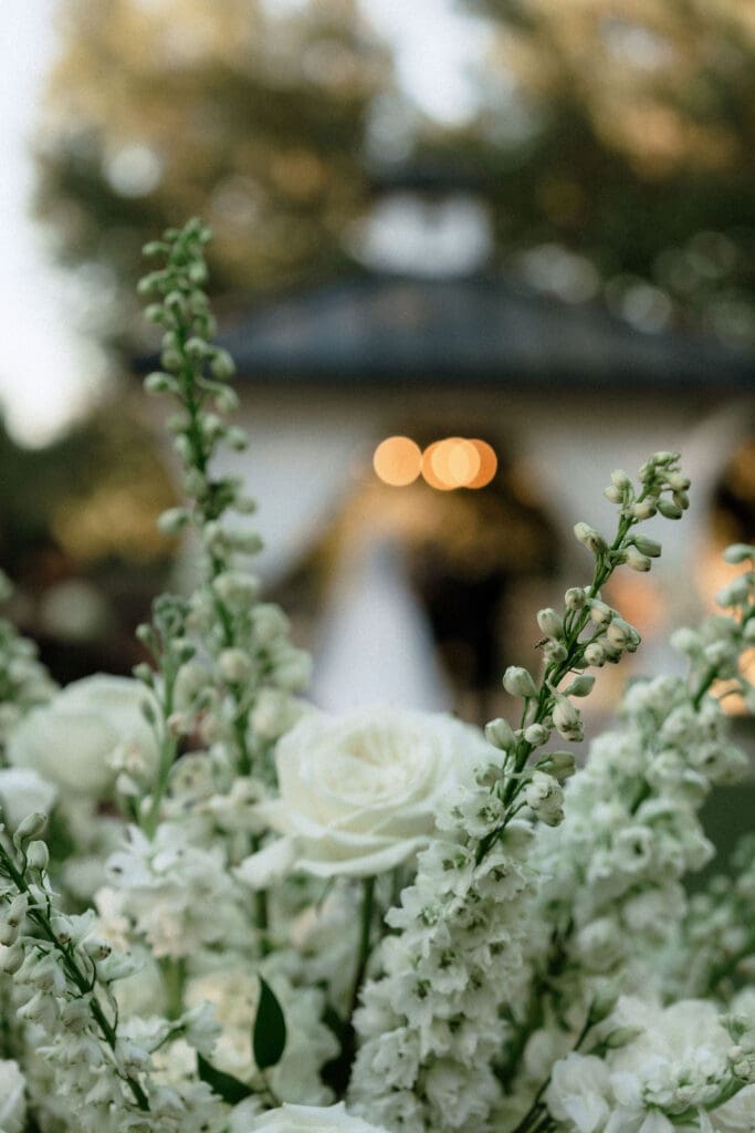 Outdoor wedding ceremony setup at Kendall Point Wedding Venue in Boerne Texas
