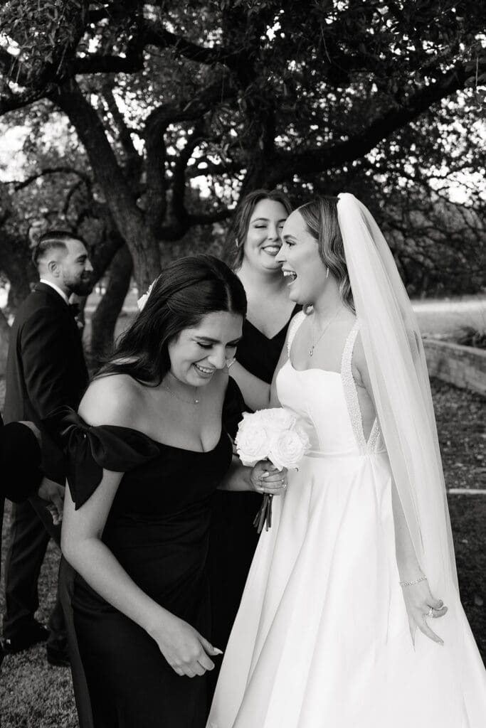 Outdoor wedding ceremony setup at Kendall Point Wedding Venue in Boerne Texas