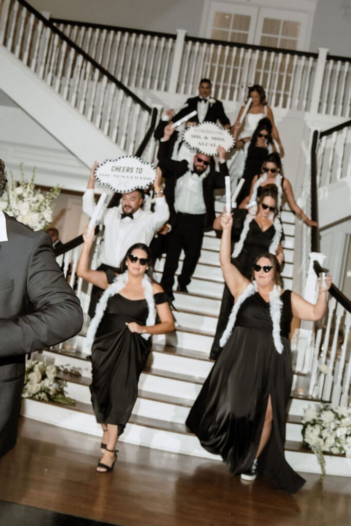 Wedding guests celebrating at Kendall Point venue Boerne Texas