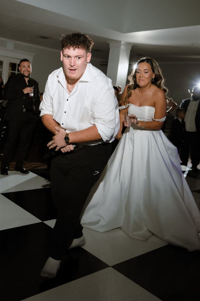 Wedding guests celebrating at Kendall Point venue Boerne Texas