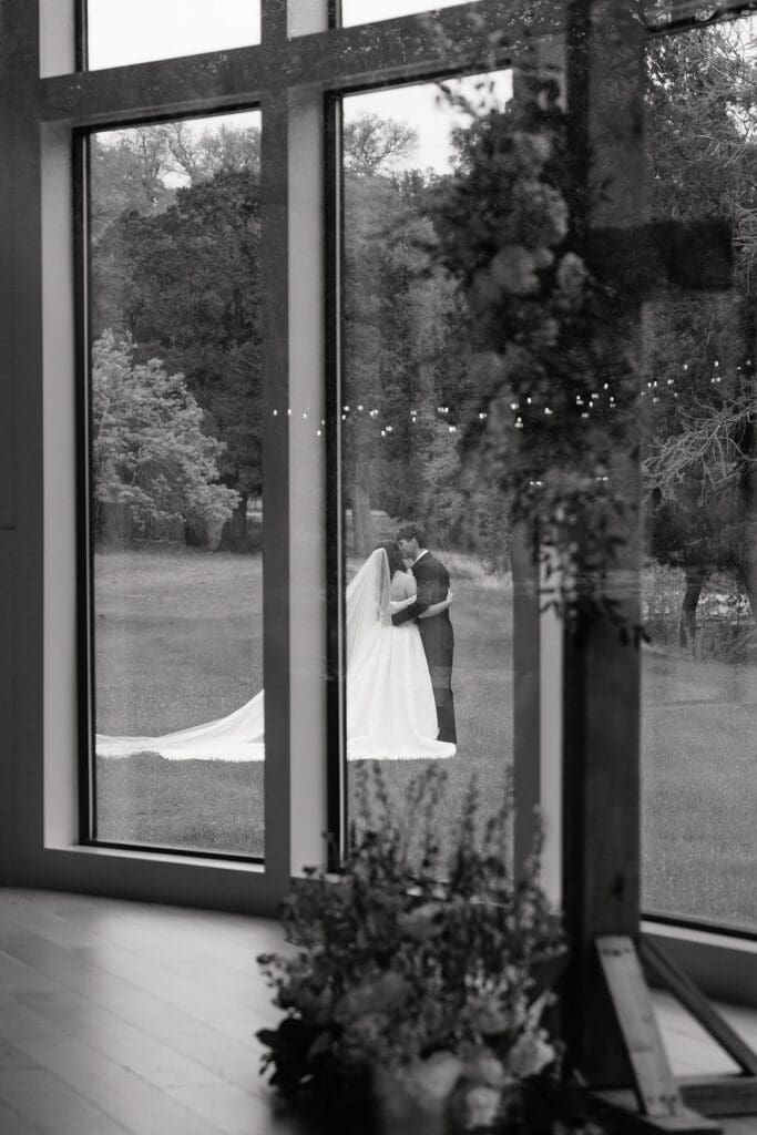 Bride and groom portraits at The Preserve at Canyon Lake Texas Hill Country wedding