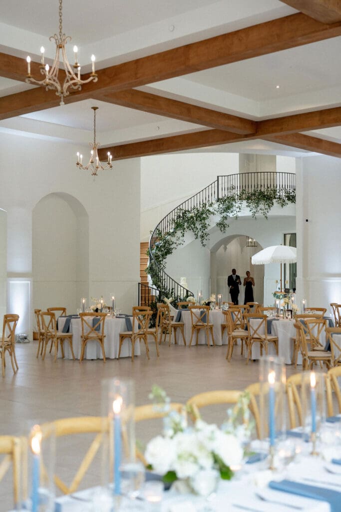 Wedding reception inside The Ballroom at The Preserve at Canyon Lake Texas Hill Country