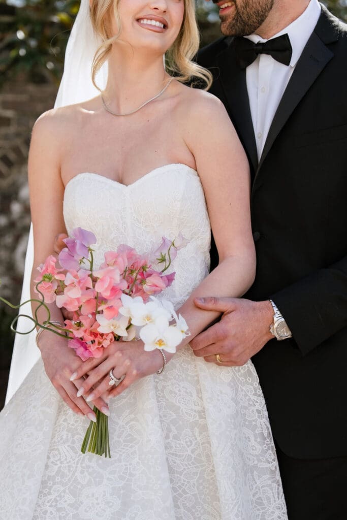 Charleston romance editorial bride and groom portraits at The Gadsden House South Carolina by Austin wedding photographer Andrea Jang
