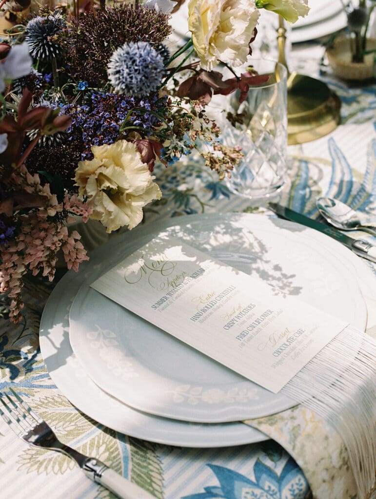 Tablescape design for Jupiter Supper Club Editorial in Austin