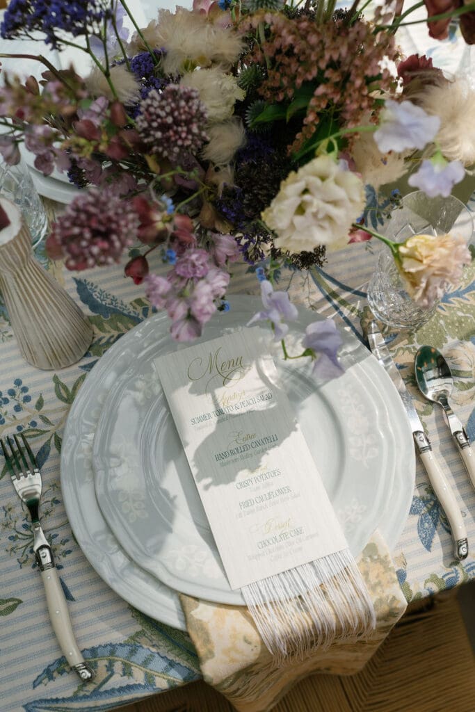 Tablescape design for Jupiter Supper Club Editorial in Austin