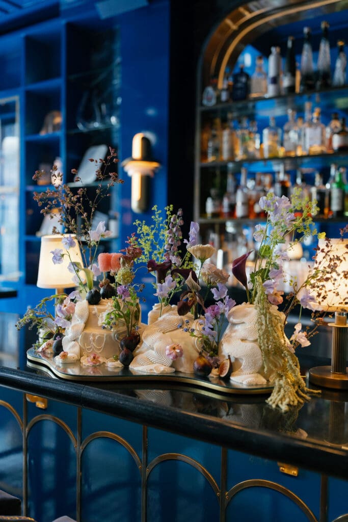 Jupiter Supper Club Editorial cocktail hour in the Blue Room