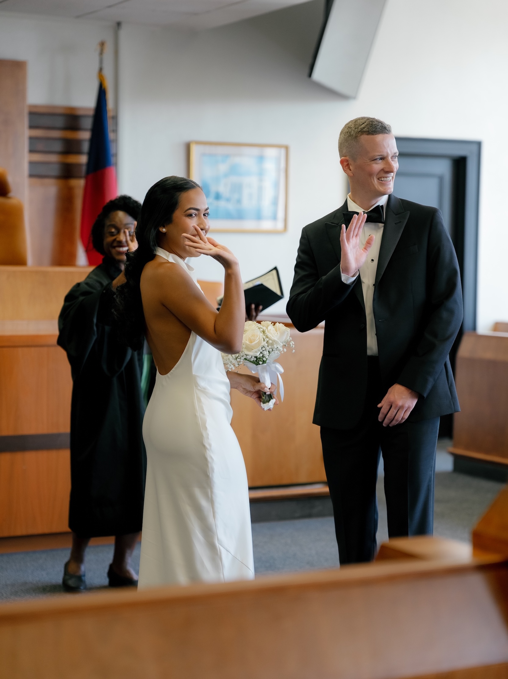 Travis County Courthouse Elopement in Austin Texas at Justice of the Peace Precinct 5 with Judge Tanisa Jeffers